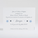 Faire-part de naissance Etoiles chic