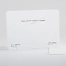 Carte de correspondance Epurée