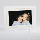 Carte de voeux Double cadre photo