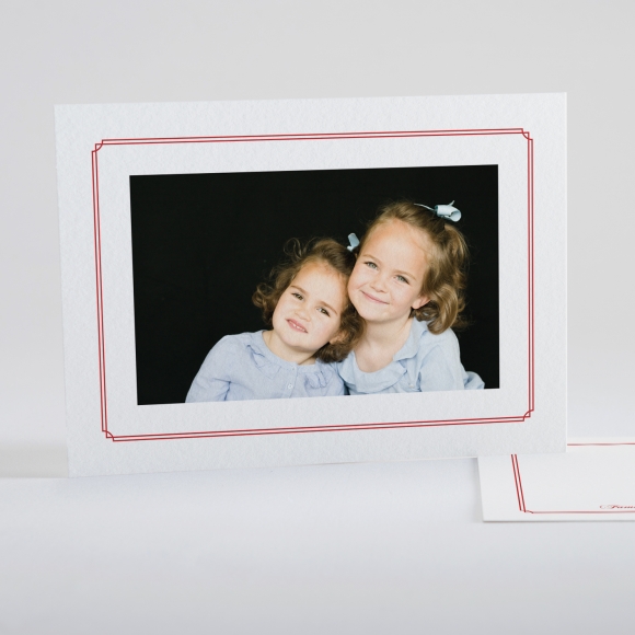 Carte de voeux Double cadre photo