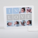 Faire-part de naissance In love