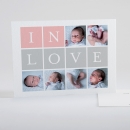 Faire-part de naissance In love