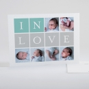 Faire-part de naissance In love