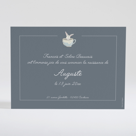 Faire-part de naissance Sweet rabbit