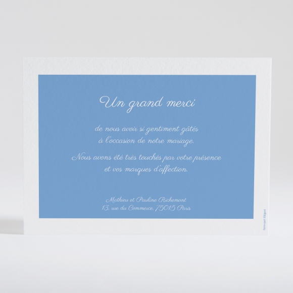 Remerciements mariage Liberty groseille