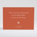 Remerciements mariage Uni & chic