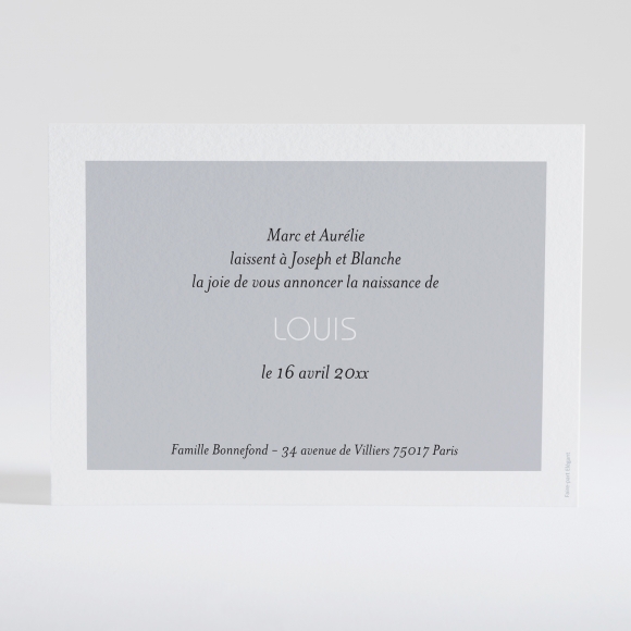 Faire-part de naissance Petit amour paysage 3 enfants