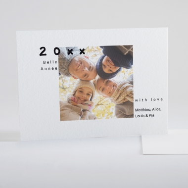 Carte de voeux Album famille