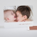 Faire-part de naissance We are family