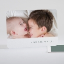 Faire-part de naissance We are family