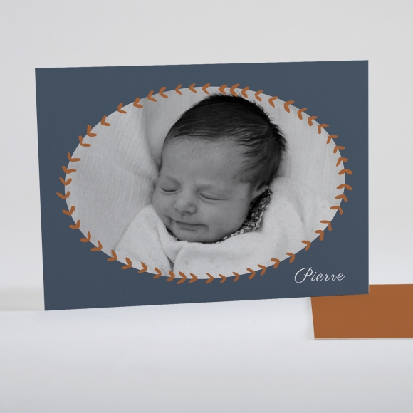 Faire-part de naissance Guirlande photo