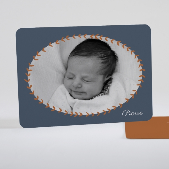 Faire-part de naissance Guirlande photo