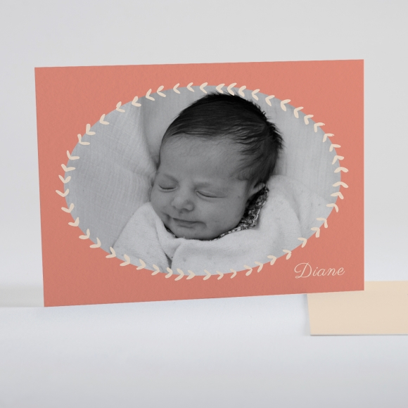 Faire-part de naissance Guirlande photo