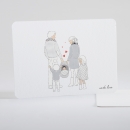 Carte de correspondance Happy family