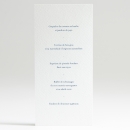 Menu mariage Tradi rectangle couleur