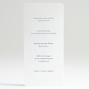 Menu mariage Tradi rectangle couleur