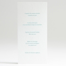 Menu mariage Tradi rectangle couleur