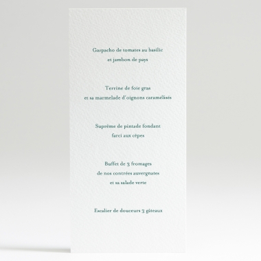 Menu mariage Provencal