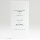 Menu mariage Romance