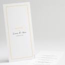 Menu mariage Typographies