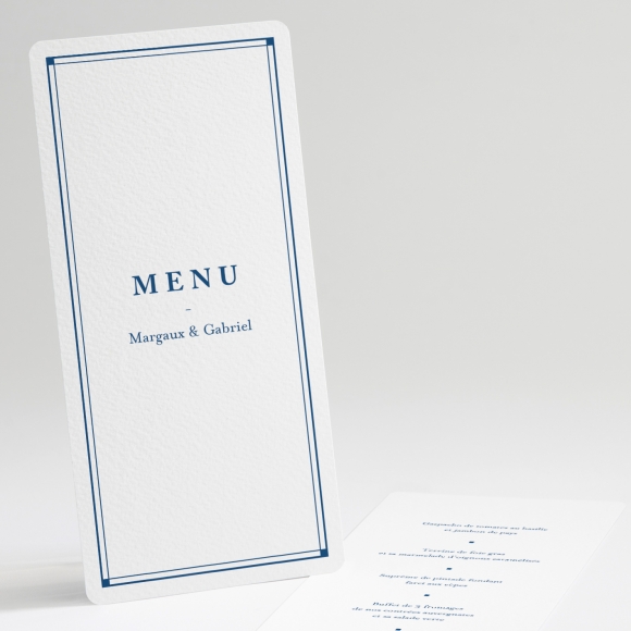 Menu mariage Contemporain