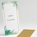 Menu mariage Jardin tropical