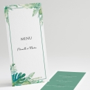 Menu mariage Jardin tropical