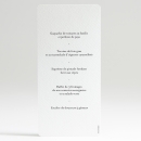 Menu mariage Letter