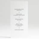 Menu mariage Un mariage à Paris