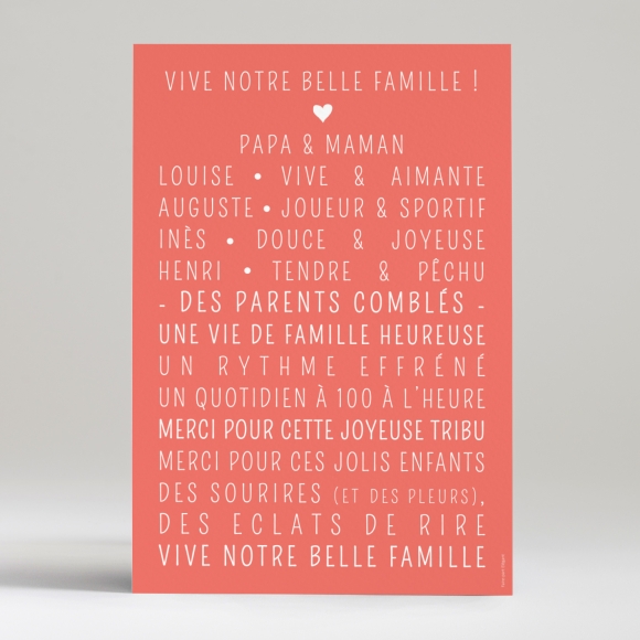 Affiche Votre belle famille