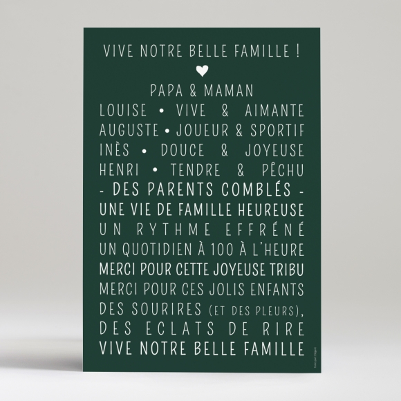 Affiche Votre belle famille