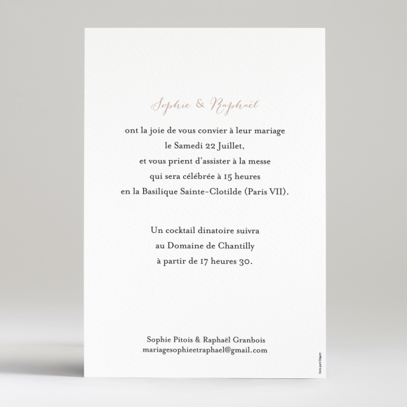 Faire-part de mariage Ronde fleurie