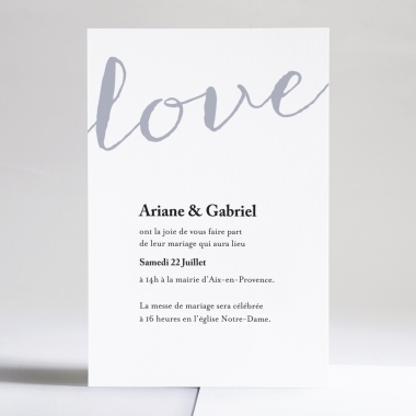 Faire-part de mariage Letter