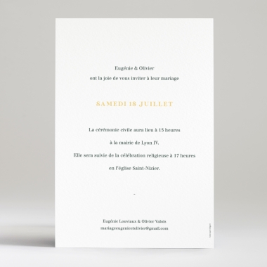 Faire-part de mariage Jungle spirit