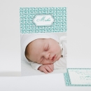 Faire-part de naissance Feuillage chic