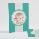Faire-part de naissance Larges rayures