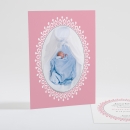 Faire-part de naissance Berceau chic