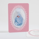 Faire-part de naissance Berceau chic