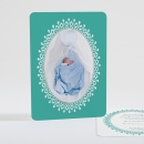 Faire-part de naissance Berceau chic