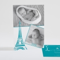 Faire-part de naissance Paris chic