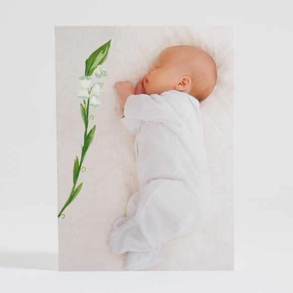 Faire-part de naissance Vive le muguet