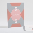 Faire-part de naissance Motif graphique simple