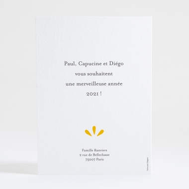 Carte de voeux Gouttes de joie