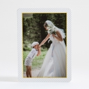 Remerciements mariage Elégant médaillon drapé
