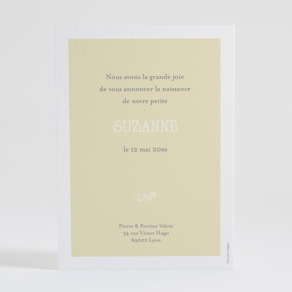 Faire-part de naissance Jolies baies