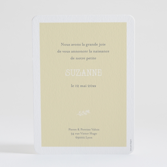 Faire-part de naissance Jolies baies