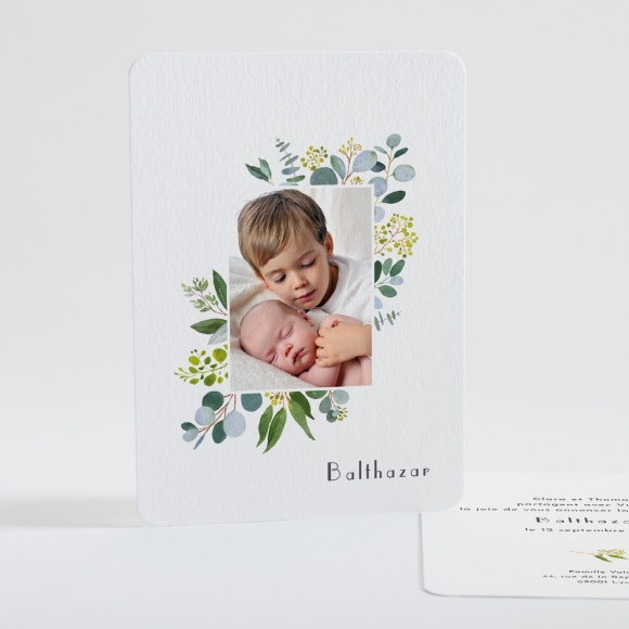 Faire-part de naissance Naissance Botanic