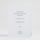 Faire-part de naissance Minimaliste