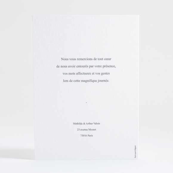 Remerciements mariage Galerie