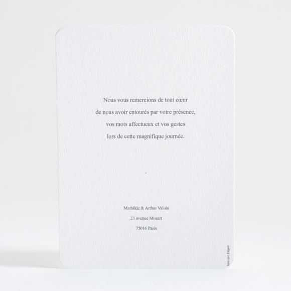 Remerciements mariage Galerie